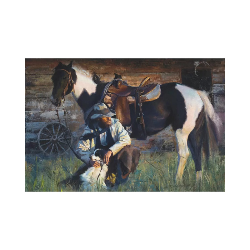 A Hard Days End by David Edward Kucera - Wrapped Canvas Gallery-Wrapped Canvas Giclée, 20.32 cm H x 30.48 cm W