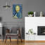Vault W Artwork «Self-Portrait 1889» par Vincent Van Gogh, art mural en verre acrylique-1779238784