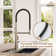 Spring Neck Standard Kitchen Faucet with Dual-Function spray head and Deck Plate