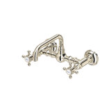 Acqui Wall Mount Bridge Lavatory Faucet With U-Spout