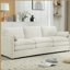 Canapé rembourré 89 po à 3 places surdimensionné et confortable 89 po Canapé double à 3 places avec coussin moelleux pour canapé, beige-167529382
