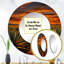 Orange teinté mexicain vert Téquila Sunrise - grand miroir mural art mexicain, miroir décoratif rond orange, art imprimé en métal-99619828