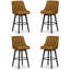 Tabouret de bar et de comptoir pivotant en bois massif Malakeh-1036082125-1006686162-1006686163