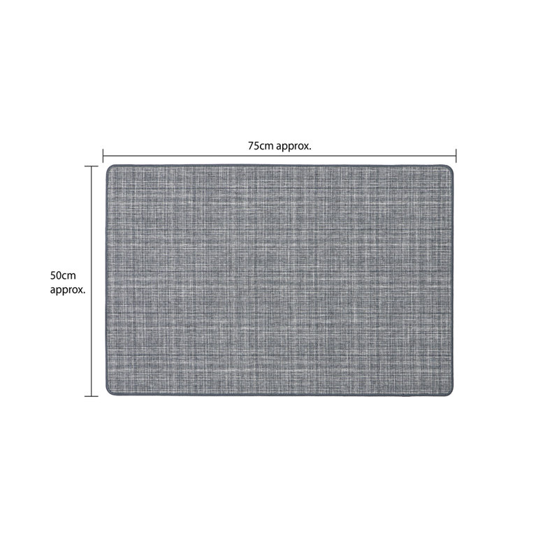 Non-Slip Indoor Doormat, 50cm W x 75cm L