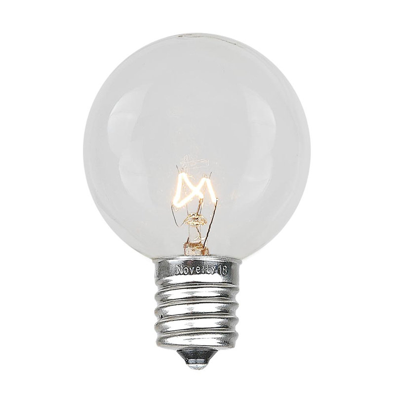 Mingus Outdoor Plug-in Globe String Light, Black, 100 Feet