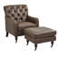 Fauteuil et repose-pieds Gambrell
