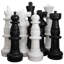 37" Giant Plastic Chess Set with Plastic Board