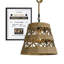 Flaxville 1 - Light Hemp Rope Single Pendant