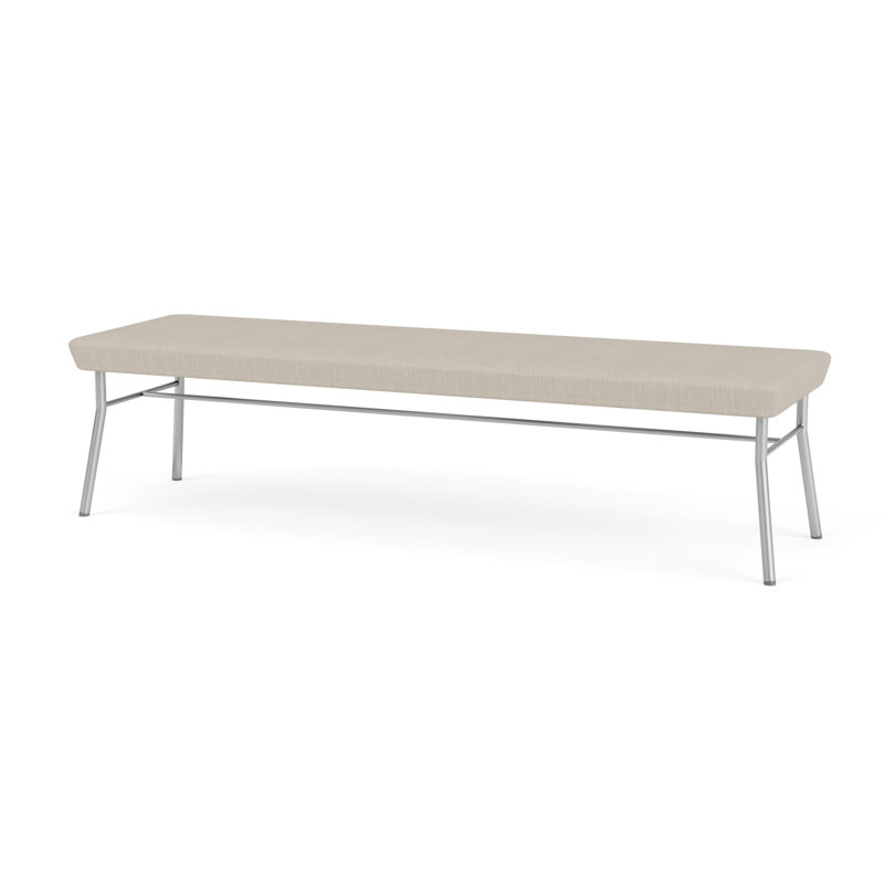 Banc en métal 3 places Chat, Argent, Plot Line neutre