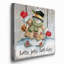 « Holly Jolly Snowman »-reproduction sur toile tendue-1310732239