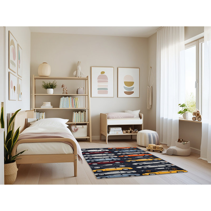Tapis mauve lavable à la machine, Rectangle 4pi x 6 pi