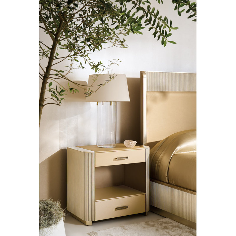 Fall In Love Upholstered Wingback Bed, King