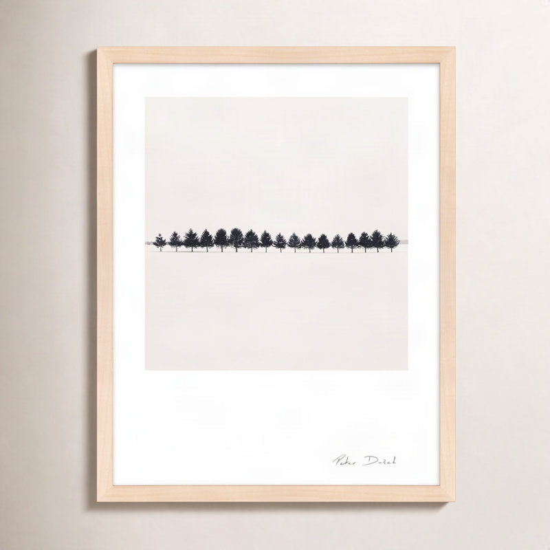 Seventeen Trees Print by Peter Dušek, 25" H x 20" W x 1.25" D, Brown