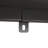Modern Storage Shelf with 4 Compartments & Metal Legs