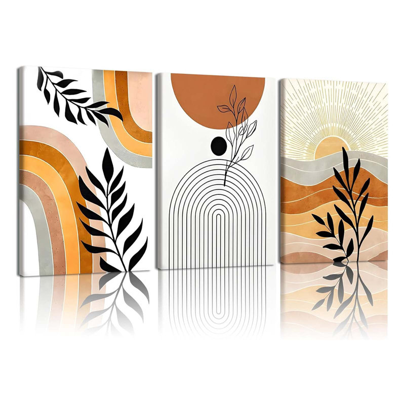 3 Piece Wrapped Canvas Wall Art