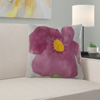Pansy Pansy Throw Pillow