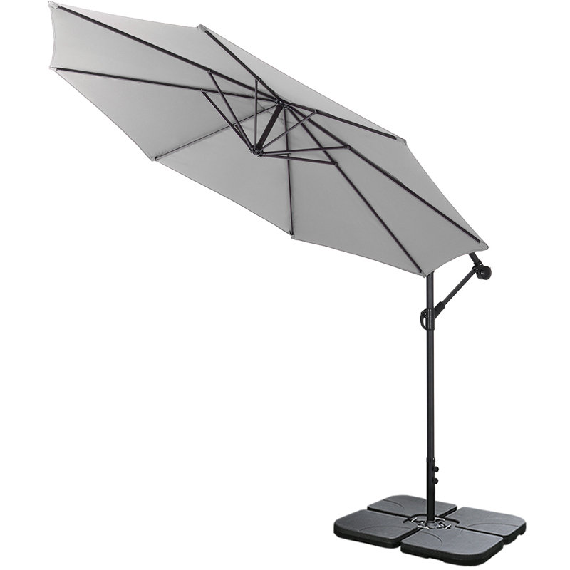 300cm Balcony Parasol, Grey