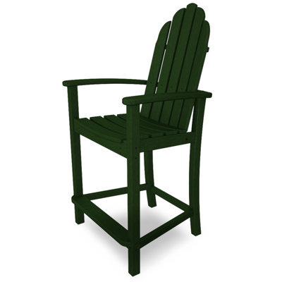 POLYWOOD Classic Adirondack Counter Chair