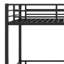 Structure de lit superposé en métal, lit superposé robuste pour enfants, adolescents, adultes