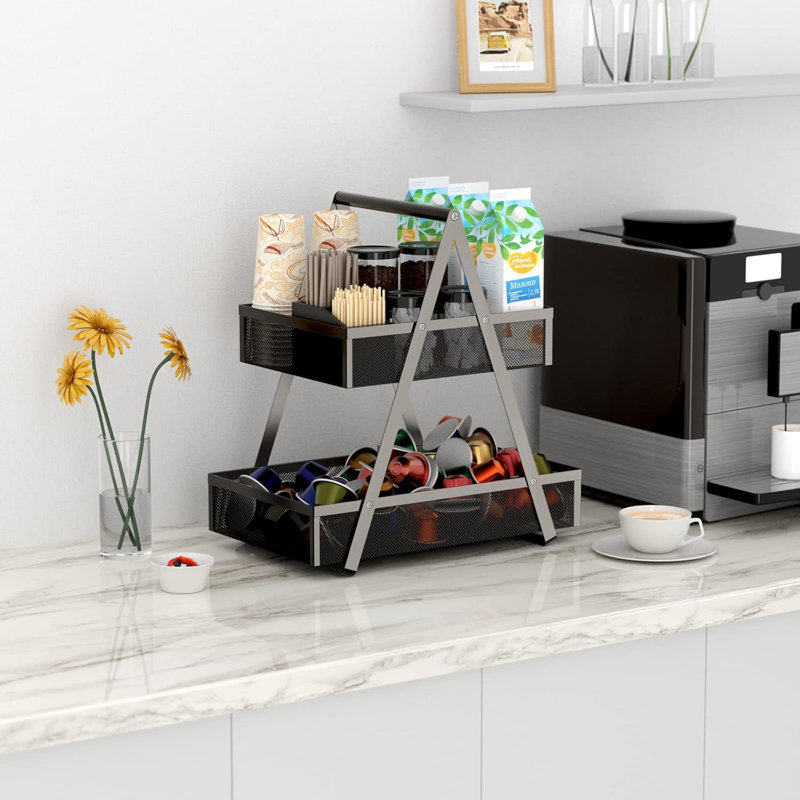 Metal Kitchen Counter Organizer