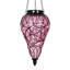 Lanterne suspendue en forme de larme solaire en verre et en métal avec 15 guirlandes de lumières DEL blanc froid Exhart, 7 x 24 po Exhart-1133063184