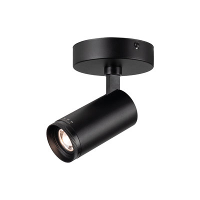 Black Adjustable 5CCT LED Ceiling Spotlight for Gallery,Directional Lamp for Home,2700-5000K,15°-45°,CRI90+