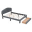 Ensemble de 2 tables de chevet pour table de chevet moderne