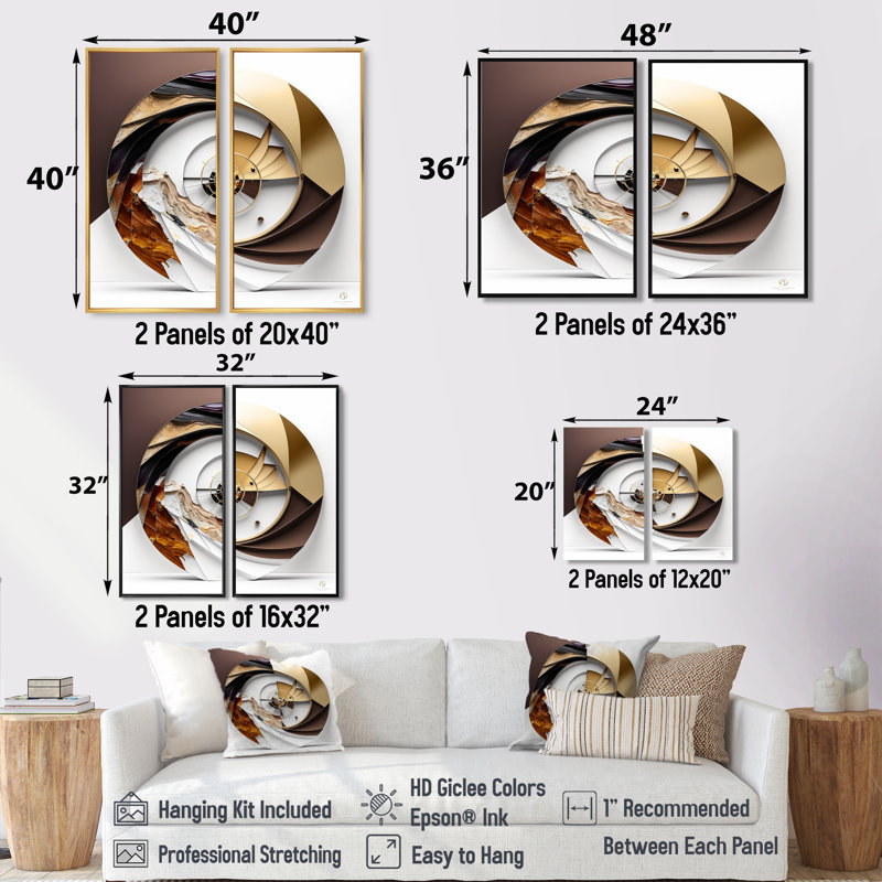 Art mural sur toile Caclulation The Universe, H 40 po x l 40 po, Noir, Impression encadrée flottante