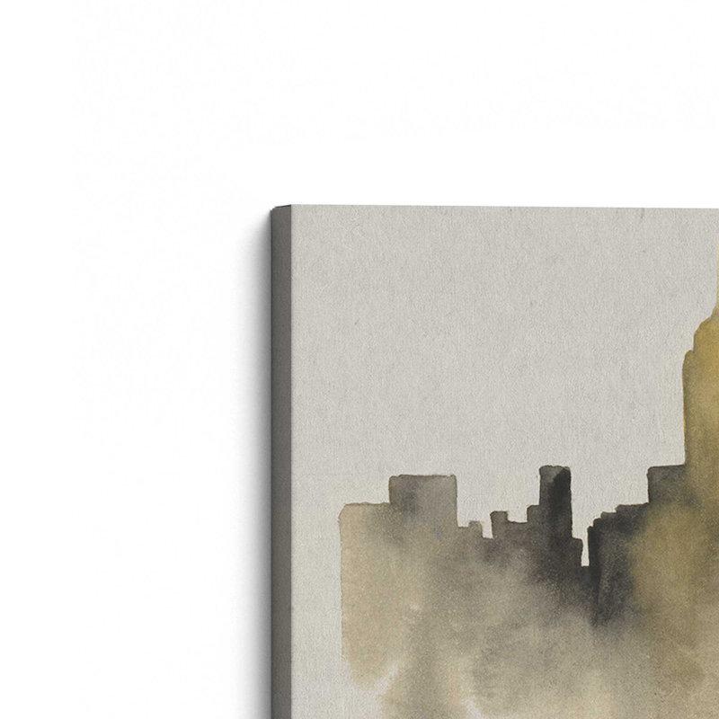 New York City Haze, H 12 po x l 18 po, Toile tendue, Toile tendue