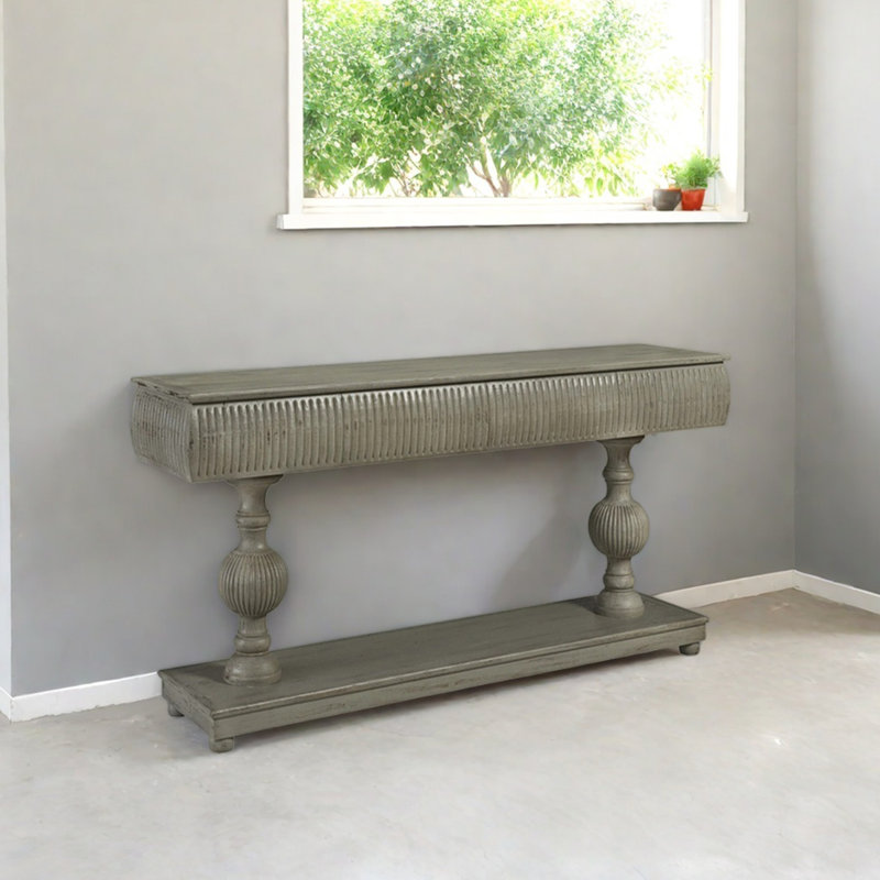 Console American Retro, H 38,19 po x l 62,99 po x P 17,72 po