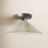 Single Light Ceramic Semi Flush Mount