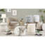 Rangement de 18 po en coton beige, finition texturée à poils longs, plateau amovible, multi-usage, capacité de poids de 250 lb