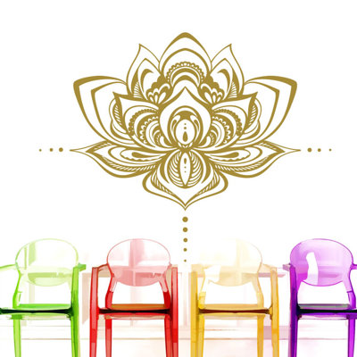 Décalcomanie murale fleur lotus Natazhat