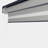 PURPLE LEAF Louvred Pergola Accessories 121" Side Adjustable Pull Down Roller Shade Privacy Shade Sun Side Shade for 11' Side Grey Pergola Wind Block. Pergola not included