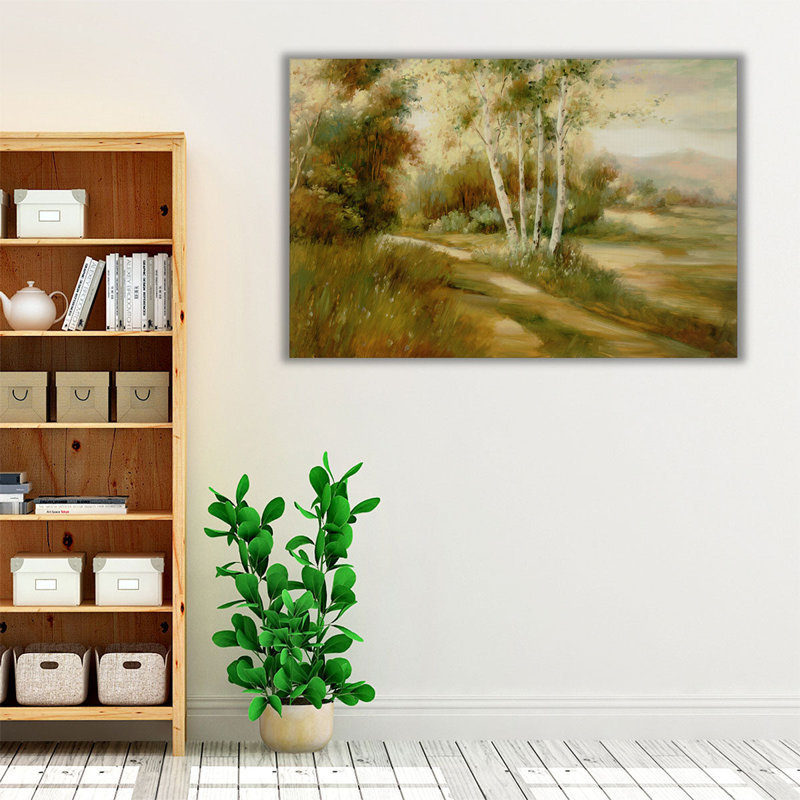 Éventail 9 - reproduction d'art sur toile, H 20 po x l 30 po