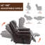Fauteuil inclinable électrique en cuir Kyrian-143898813