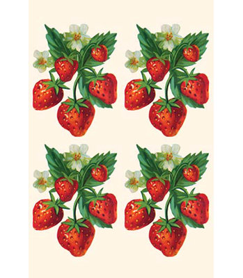 " Four Bunches Of Strawberries "