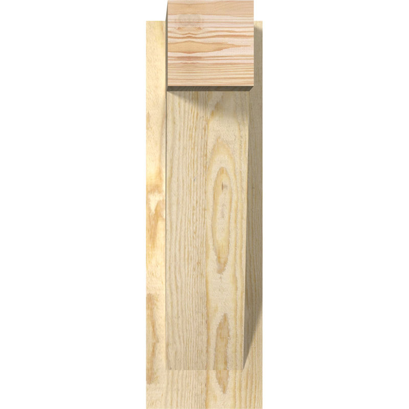 Pavé traditionnel traditionnel, P 12 po x H 20 po, Sapin Douglas de 6 po (sciage brut)