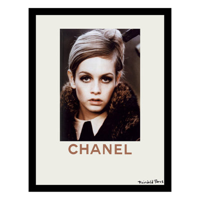 Twiggy Designer Fashion, reproduction encadrée