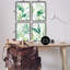 «A4-088-Giclee Varied Green Tropical Plant Leaves» par June Erica Vess-88104401-88104399