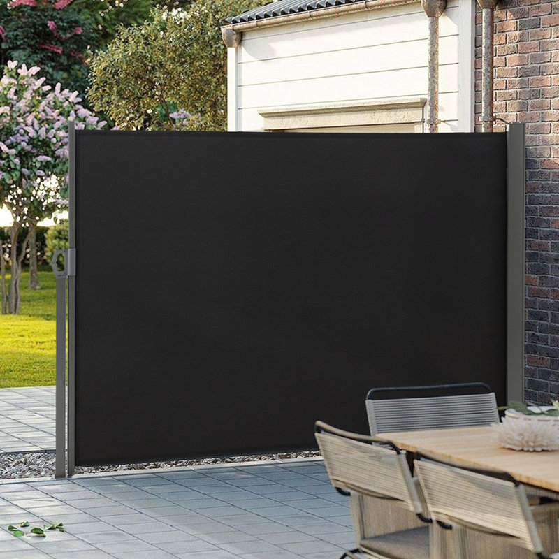 Breeins 8.6cm D Polyester Cover Retractable Freestanding Awning, 180cm H x 400cm W x 8.6cm D