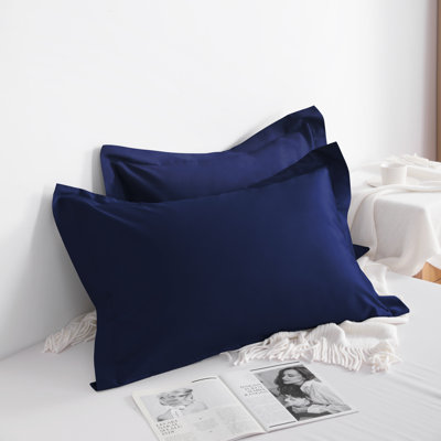 Egyptian Cotton Sateen Pillow Shams, 500 Thread Count, Breathable