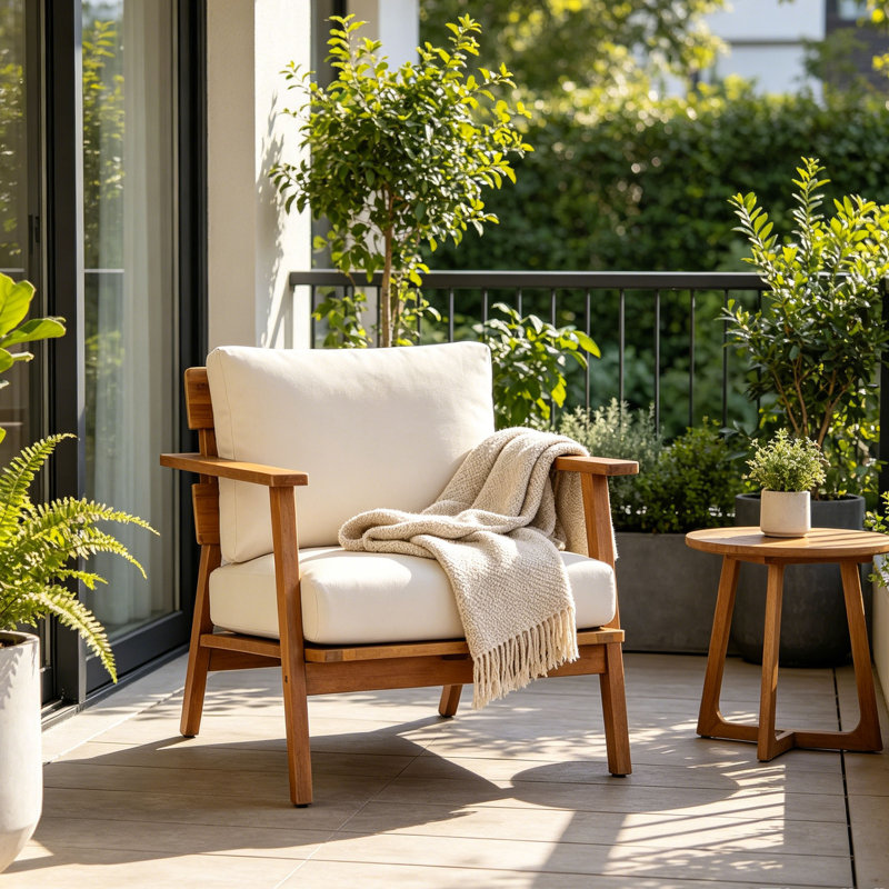 Fauteuil club 29,5 po Mid-Century