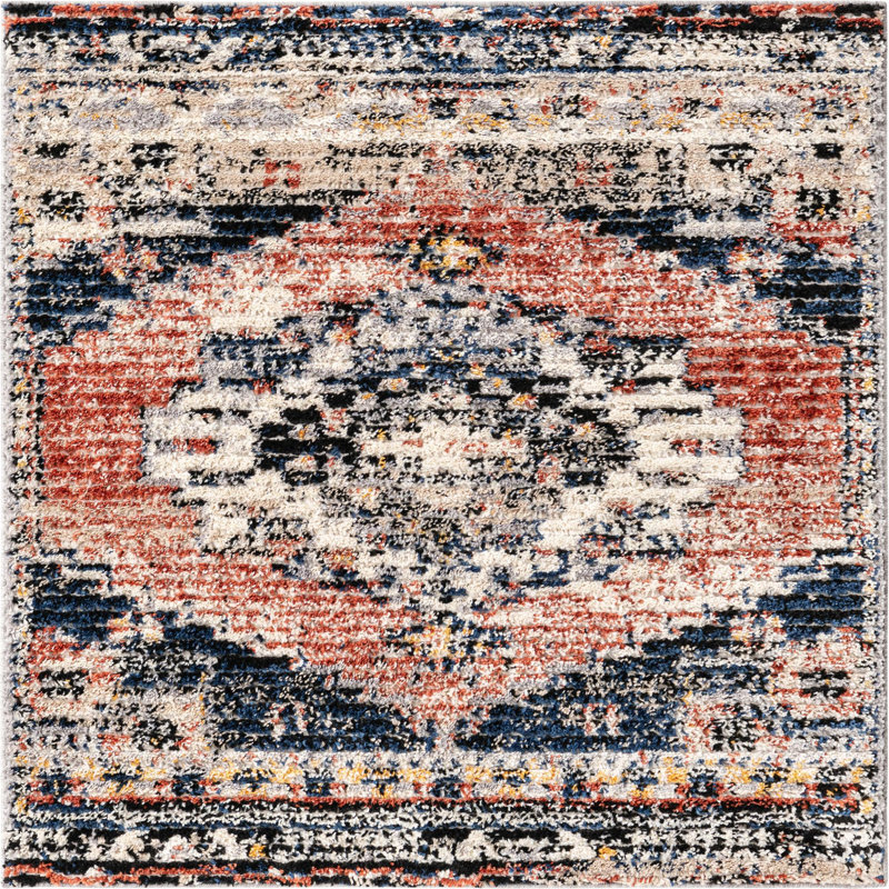 Tucson Geometric Indoor Rug, Square 4'