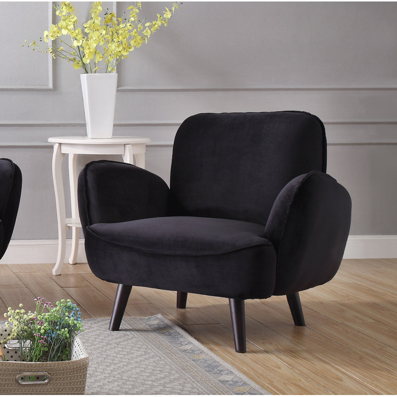 Rodrigo Upholstered Armchair, Black