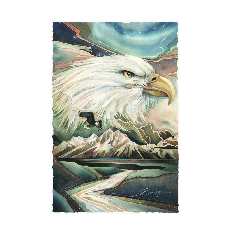 Art mural sur toile tendue - «Your Majesty» par Jody Bergsma pour décoration de salon, de chambre à coucher ou de bureau - 30 x 47