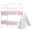 Lit superposé avec glissière et escalier de rangement House-1112895748