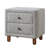Boucle 2-Drawer Upholstered Nightstand