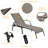 Outdoor Metal Chaise Lounge