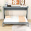 Lit simple escamotable en bois avec lattes
